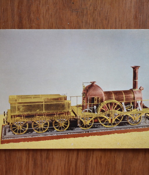 016Vintage Postcard 1965  Broad Gauge Locomotive 1840