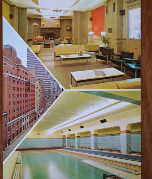Vintage Postcard 1965 Grand Central YMCA New York