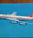 Vintage Postcard 1965 Qantas Empire Airways Boeing 707