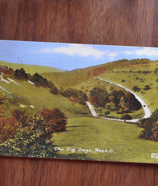 Vintage Postcard 1965  Zig Zags, Roxhill England
