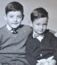 Vintage Black & White photo boy Child boys brothers