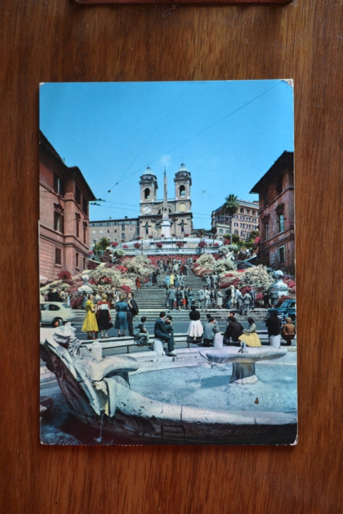 Vintage Postcard 1965  Roma Trinita dei Monti