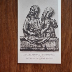 Vintage Postcard 1965 The two Maries at the Sepulchrf England