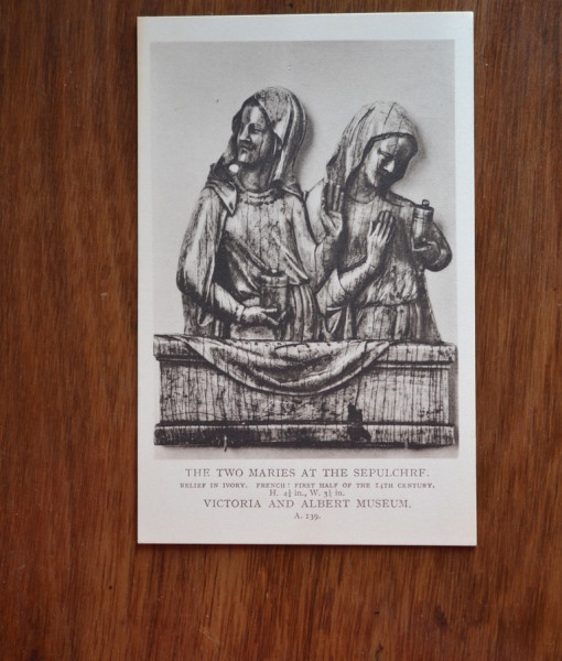 Vintage Postcard 1965  The two Maries at the Sepulchrf England