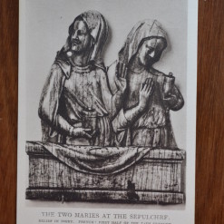 Vintage Postcard 1965 The two Maries at the Sepulchrf England