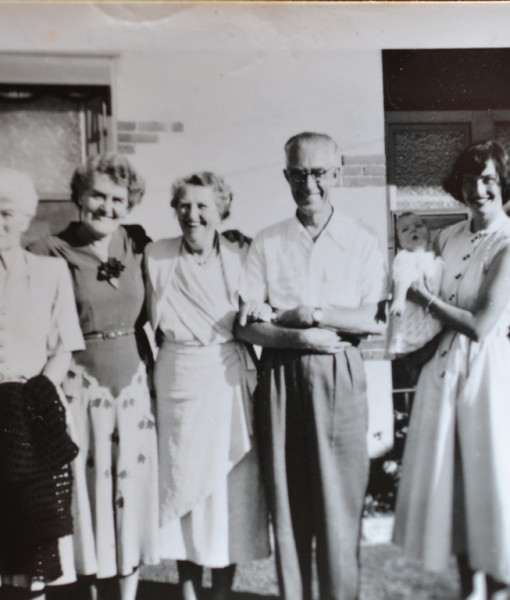 Vintage Black & White photo Family