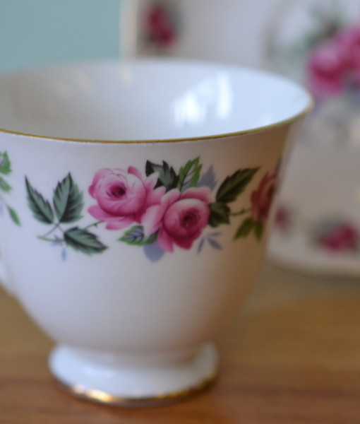 Queen Anne Tea Cup and Saucer