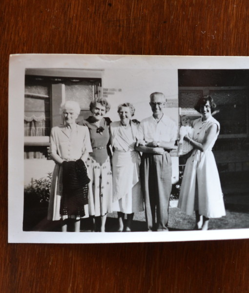Vintage Black & White photo Family