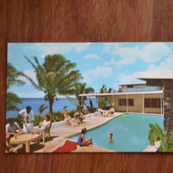 Vintage Postcard 1965 The Reef Lodge Fiji Sigatoka