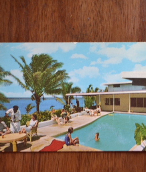 070Vintage Postcard 1965 The Reef Lodge Fiji Sigatoka