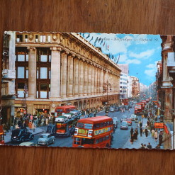 Vintage Postcard 1965 Selfridges in Oxford St, London