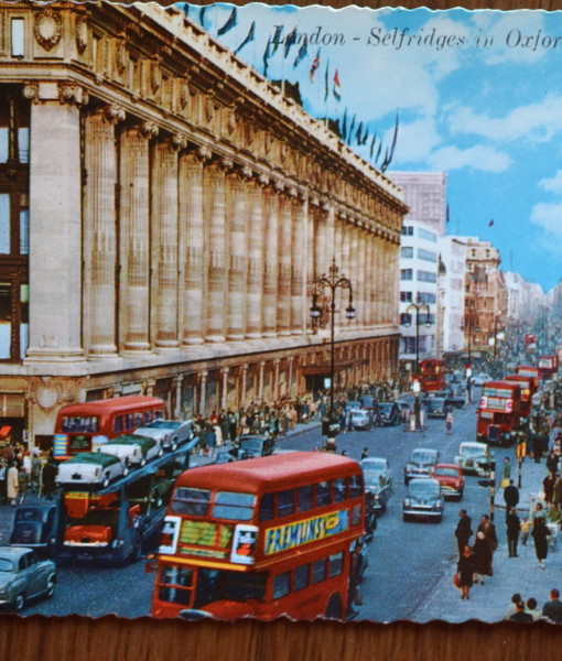 Vintage Postcard 1965 Selfridges in Oxford St, London