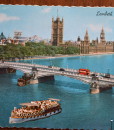 Vintage Postcard 1965 Lambeth Bridge, London