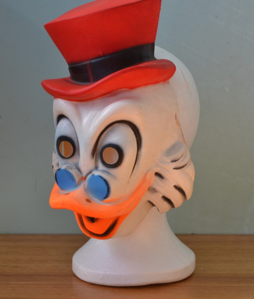 Vintage Scrooge McDuck masks by Cesar 1950s
