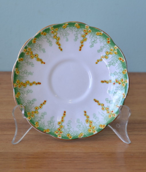 Vintage fine china saucer / plate April Showers Royal Albert