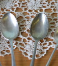 Vintage 4 x Dessert spoons EPNS A1 : Lot 6