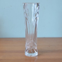Vintage vase pressed glass / cut glass glassware Art deco
