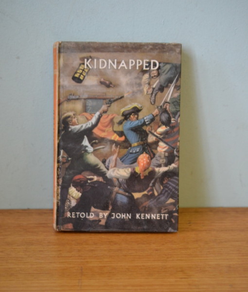 Vintage book Kidnapped  R.L. Stevenson's retold by John Kennett