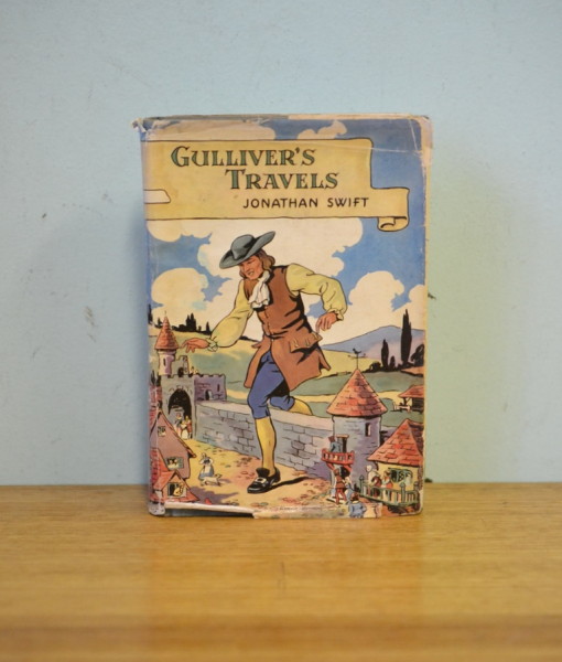Vintage book Gullivers travels Johnathan Swift Bruce publishing
