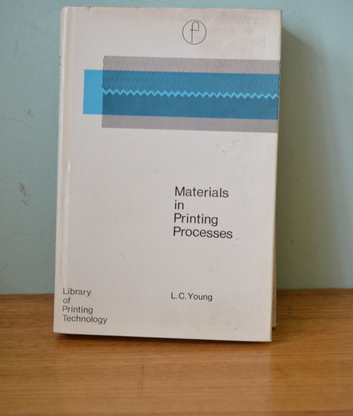 Vintage book  Materials in Printing Processes 1973 L.C Young