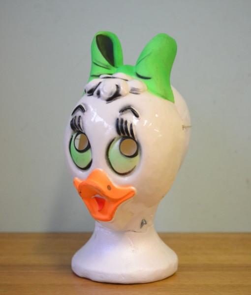 Vintage Daisy Duck mask  by Cesar 1950s  France Halloween
