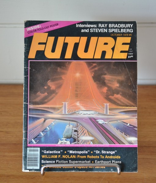 Vintage  Future Magazine Interview by Ray Bradbury & Steven Spielberg