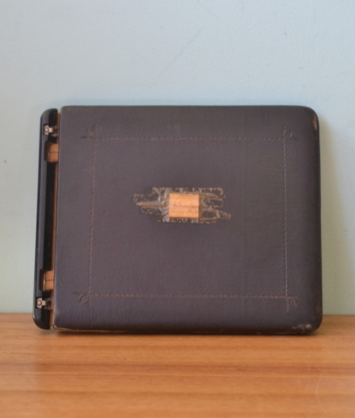 Vintage The Goliath-Thong Binder 27/9/1938 leather binder folder