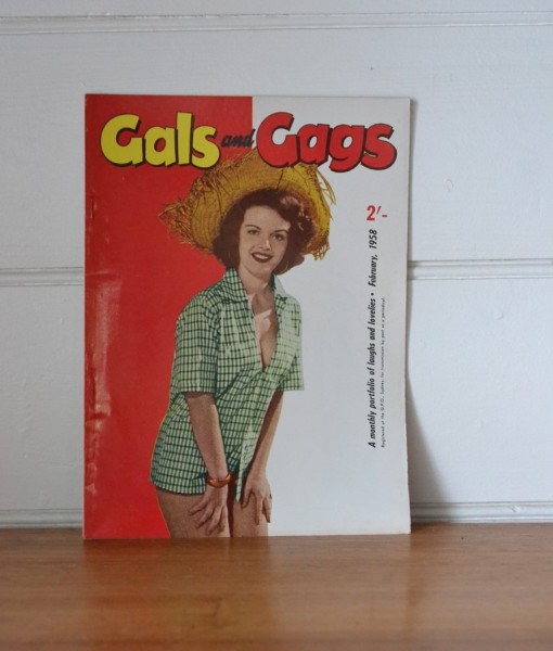 Vintage Gals and Gags magazine February 1958