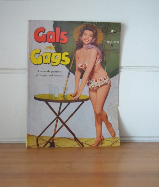 Vintage Gals and Gags magazine April 1962