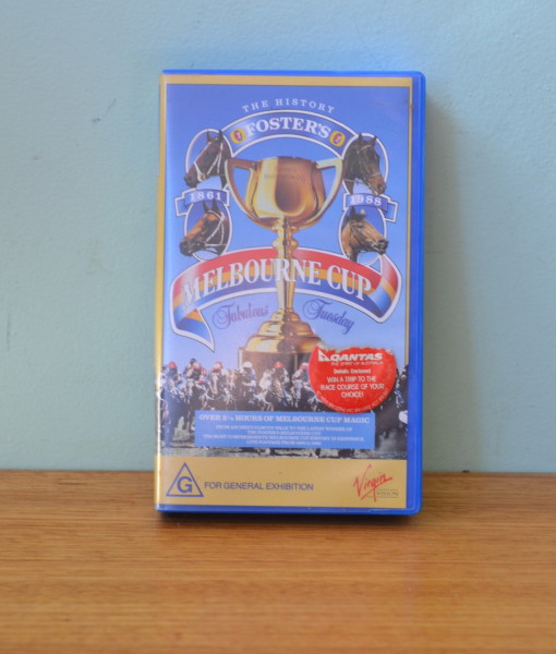 VHS tape Melbourne Cup 1988 Fosters the history 1861 to 1988