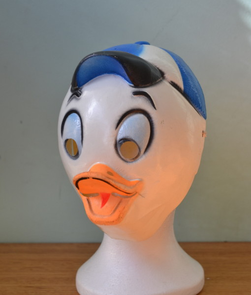Vintage Dewey  Duck masks by Cesar 1950s Halloween France