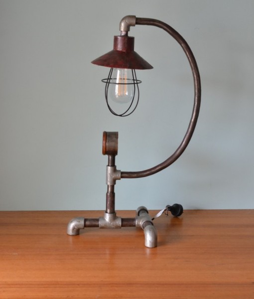 Vintage industrial custom made desk lamp  No 708