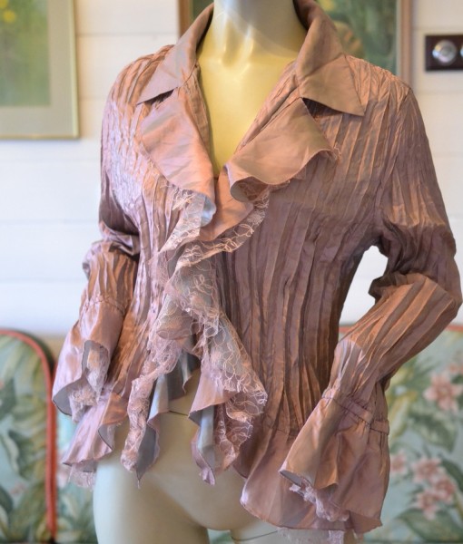 Vintage pink sequin top size 14