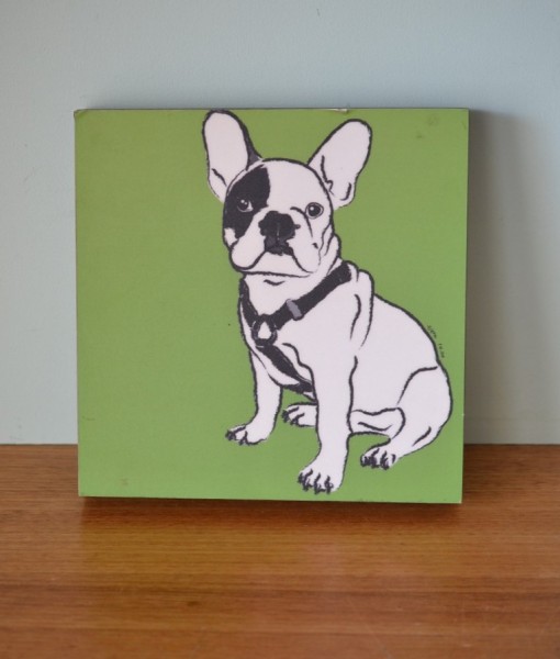 French Bull dog laminated picture 2006 wall art No 866