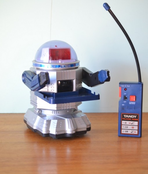 Vintage Talking Robie robot complete working 1987