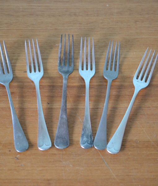 Vintage 6 x Forks  EPNS A1 set 15