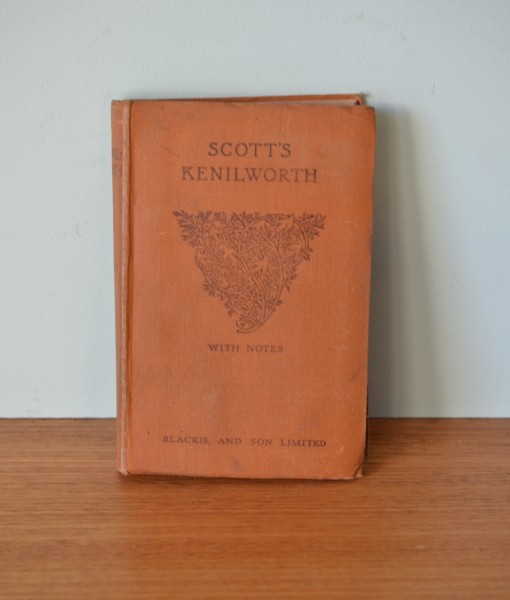 Vintage book Scotts Kenilworth with Notes Sir Walter Scott