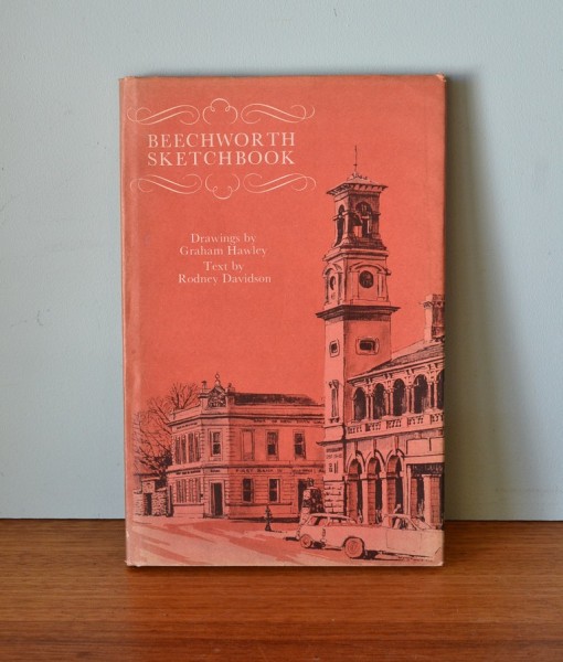 Vintage book Beechworth Sketchbook Graham Hawley text by R. Davidson