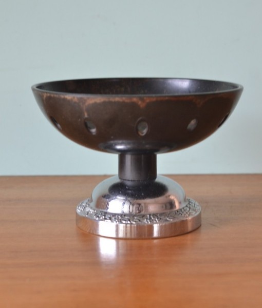 Vintage Art Deco Bakelite Pedestal bowl Celtic plate England