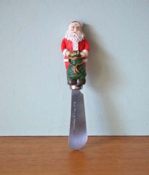 Vintage Father Christmas Pate butter knife