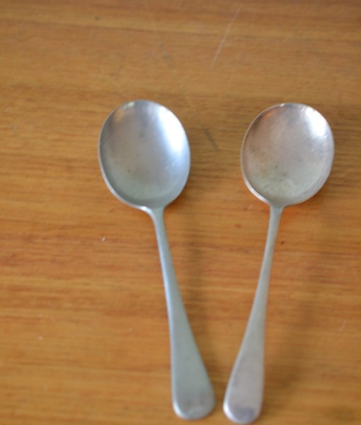 Vintage 2  x Soup Spoons EPNS A1   S1-A