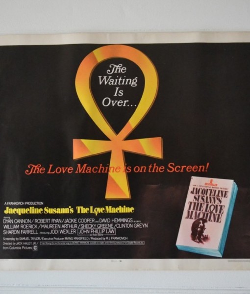 Vintage Daybill Movie Poster The Love Machine 1971 Limited Ed. 71/218