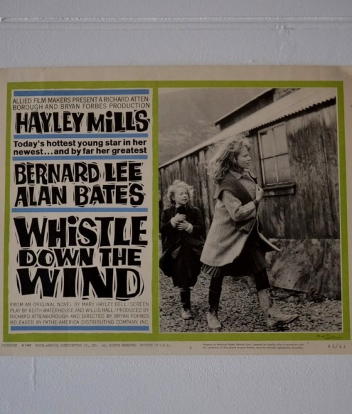 Vintage Lobby Card  Whistle Down the Wind Movie Limited Edition 62/62