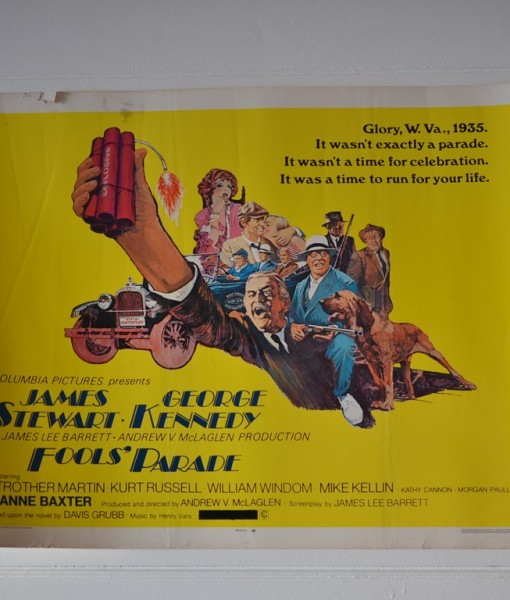 Vintage Movie Poster Fool's Parade Limited Ed 71/169