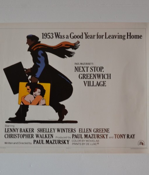 Vintage Movie Poster  Next Stop Greenwich Village  Limited Ed 76/29