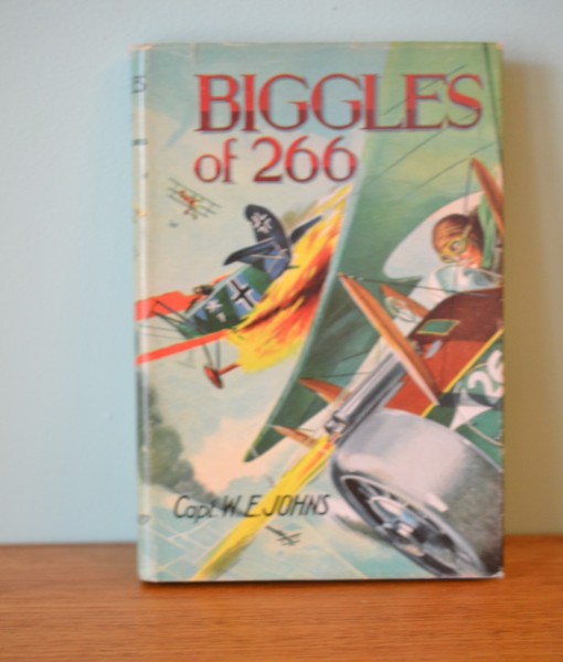 Vintage Childrens book  Biggles of 266 W.E Jonhs 1965