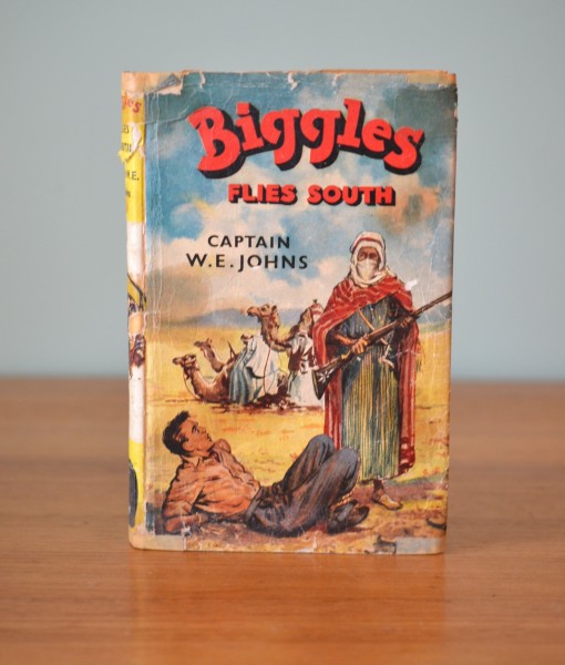 Vintage Childrens book  Biggles Flies south W.E Jonhs 1963
