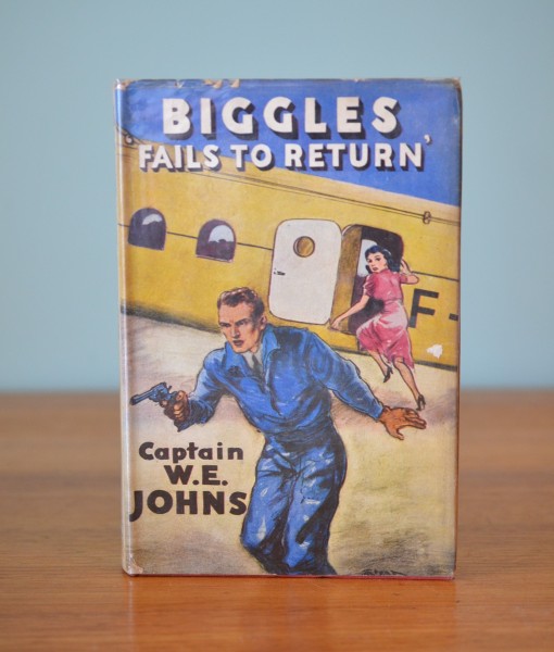 Vintage Childrens book  Biggles Fails to return W.E Jonhs 1950