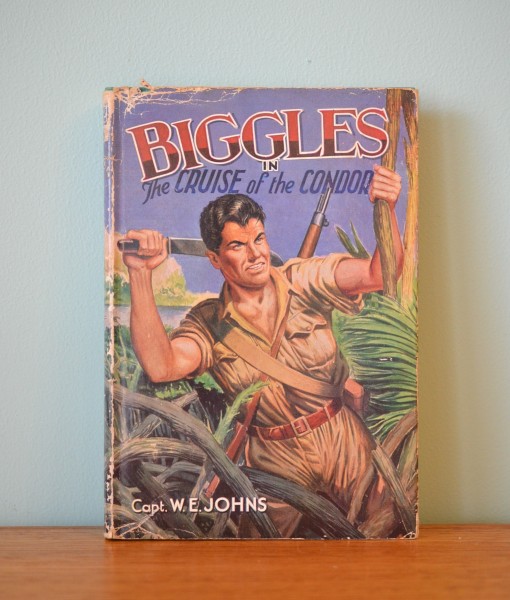 Vintage Childrens book  Biggles in The Cruise of the Condor W.E Jonhs