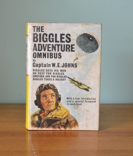 Vintage Childrens book Biggles The Biggles Adventure Omnibus Hodder & Stroughton Limited 1965